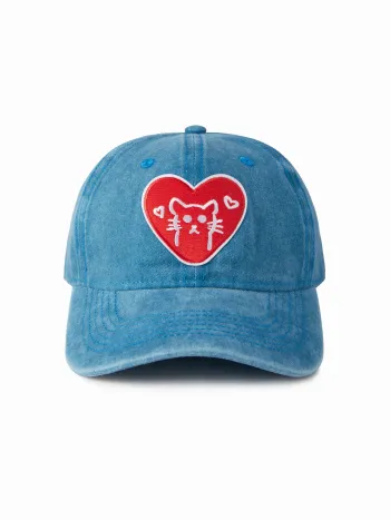 ANIMAL EMBROIDERED BASEBALL CAP