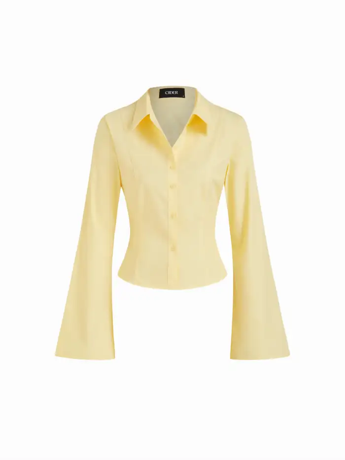 Collar Long Sleeve Zip Through Oversized Windbreaker
