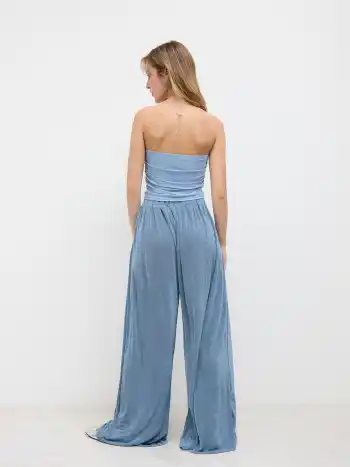 Zuganziehende Weite Hose