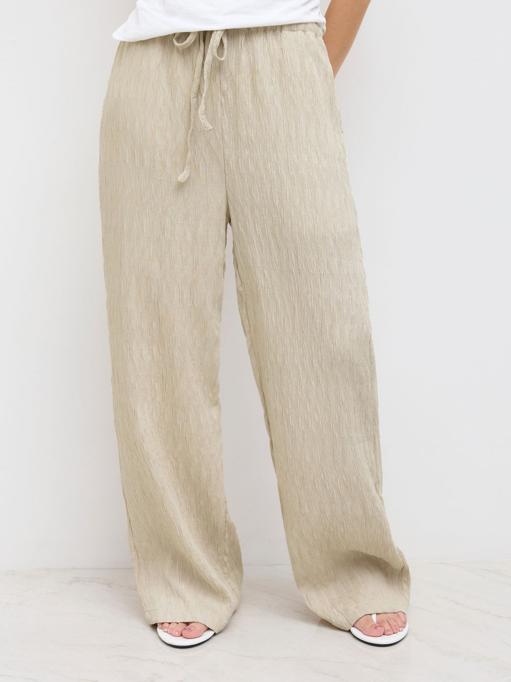 Pantaloni ampi con coulisse