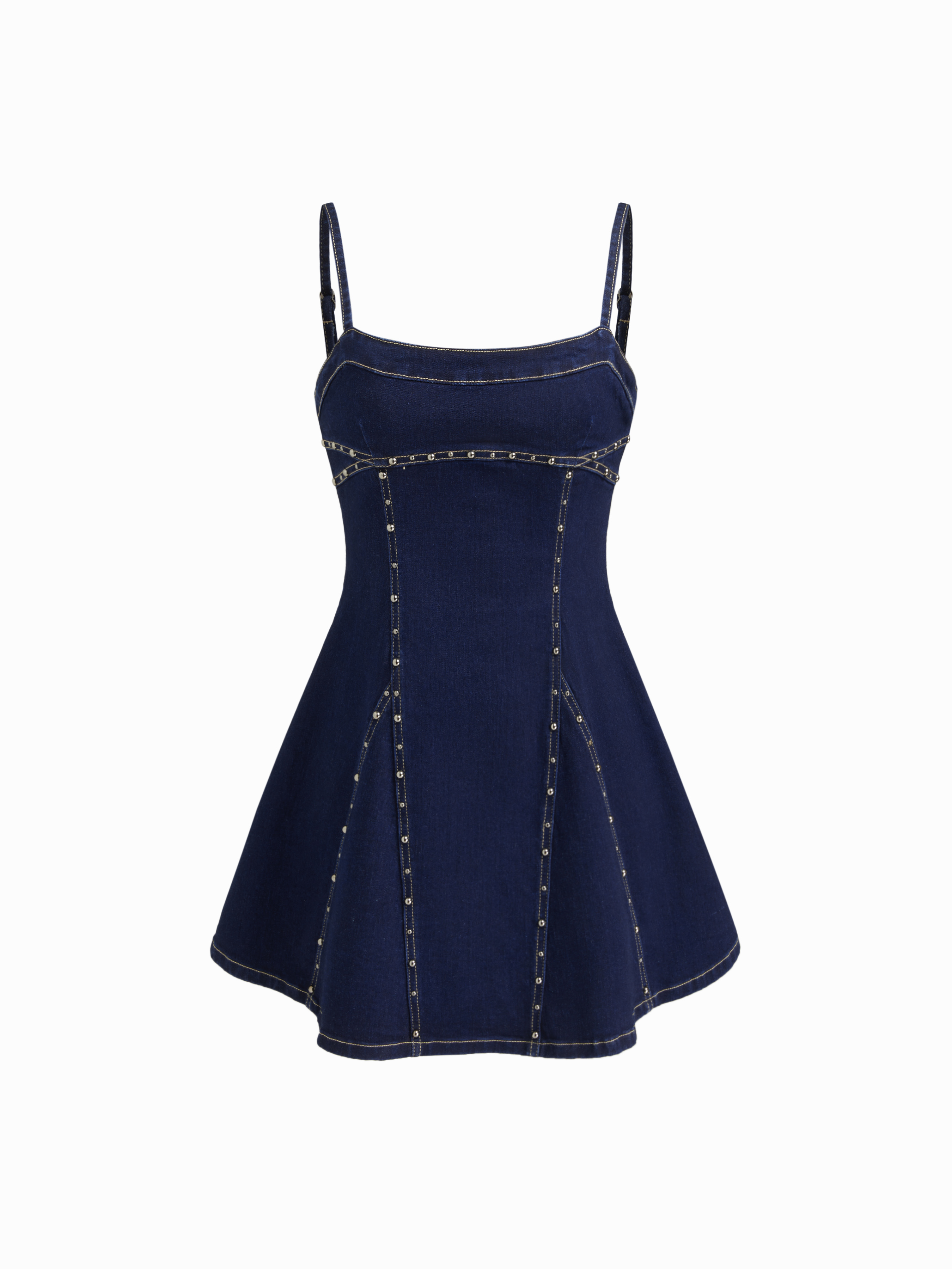 Denim Dress Denim Denim Corset Mini Dress For Daily Casual Date