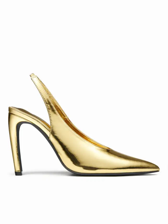 RHINESTONE DECOR HEELS