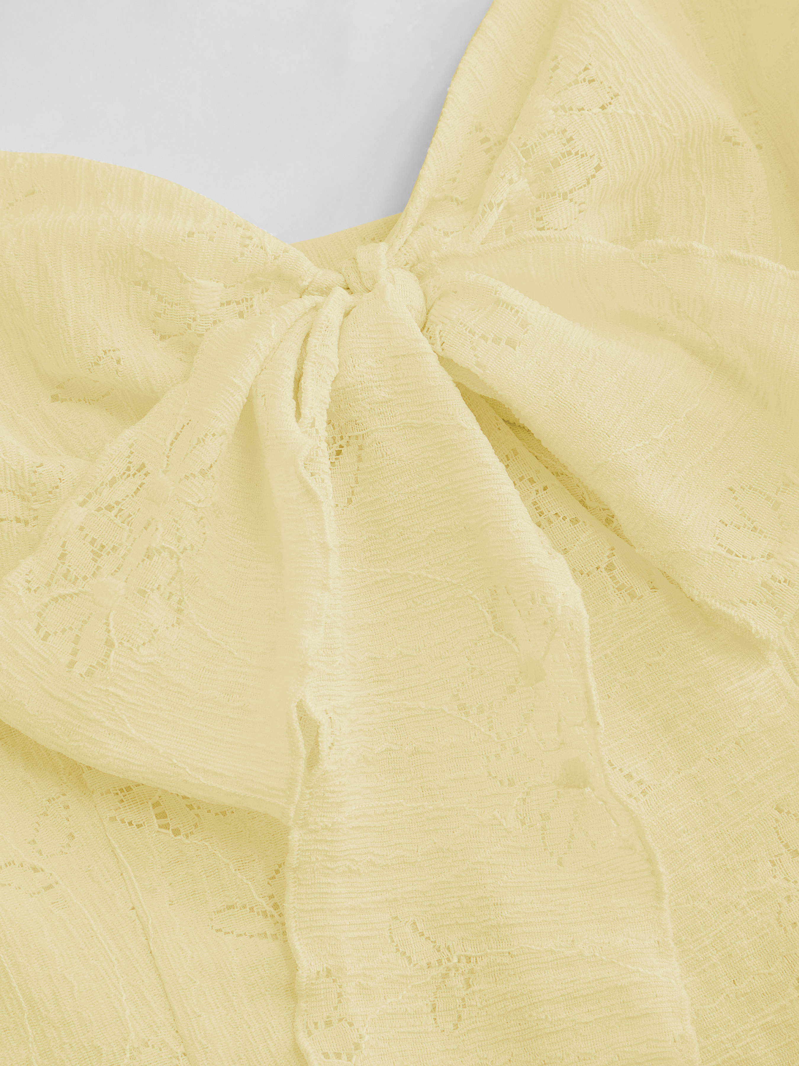 Lace Sweetheart Bowknot Cami Mini Dress