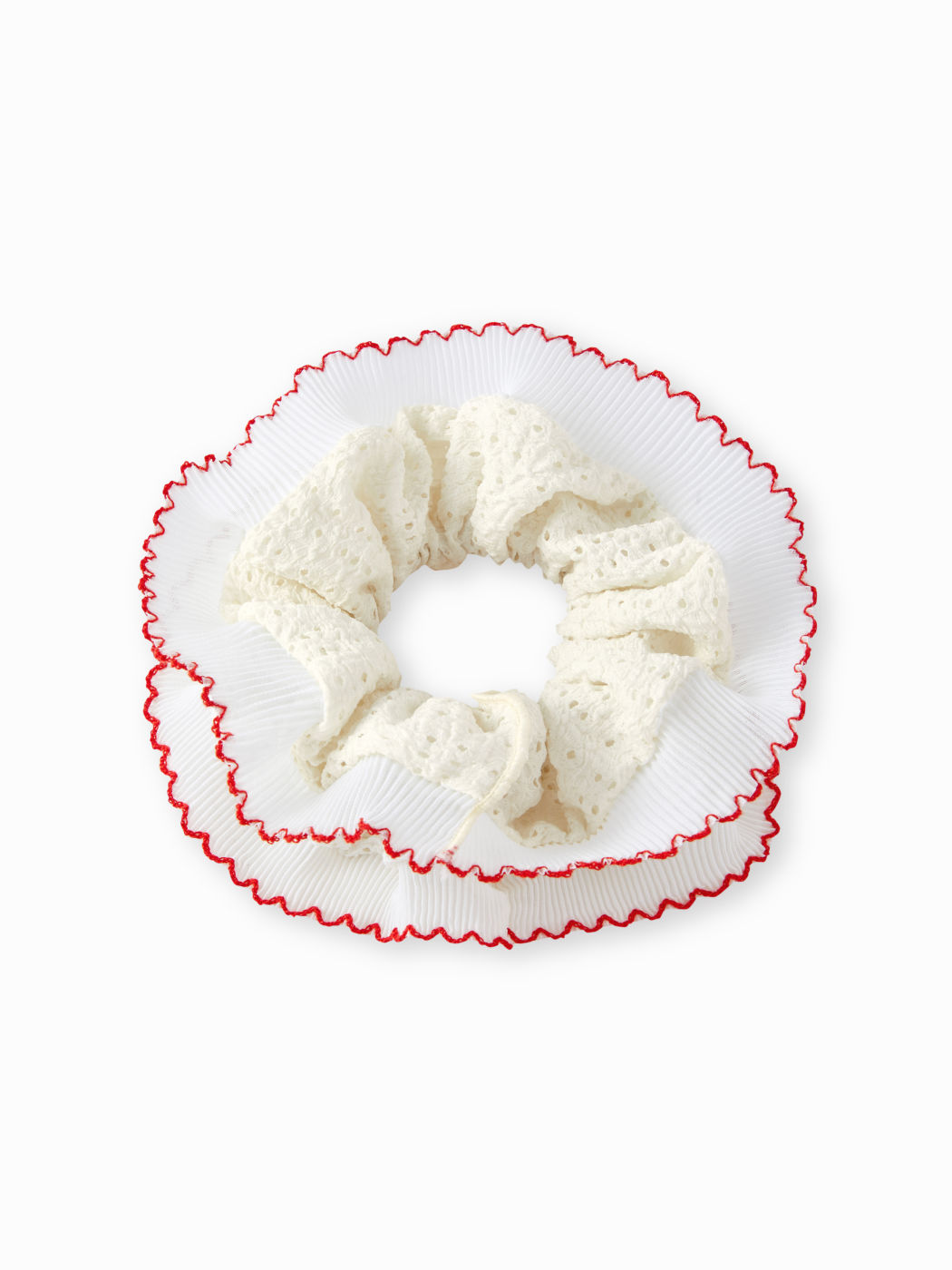 LACE TRIM SCRUNCHIE