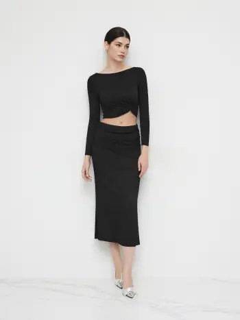 POINTED TOE STILETTO KNEE HIGH BOOTS