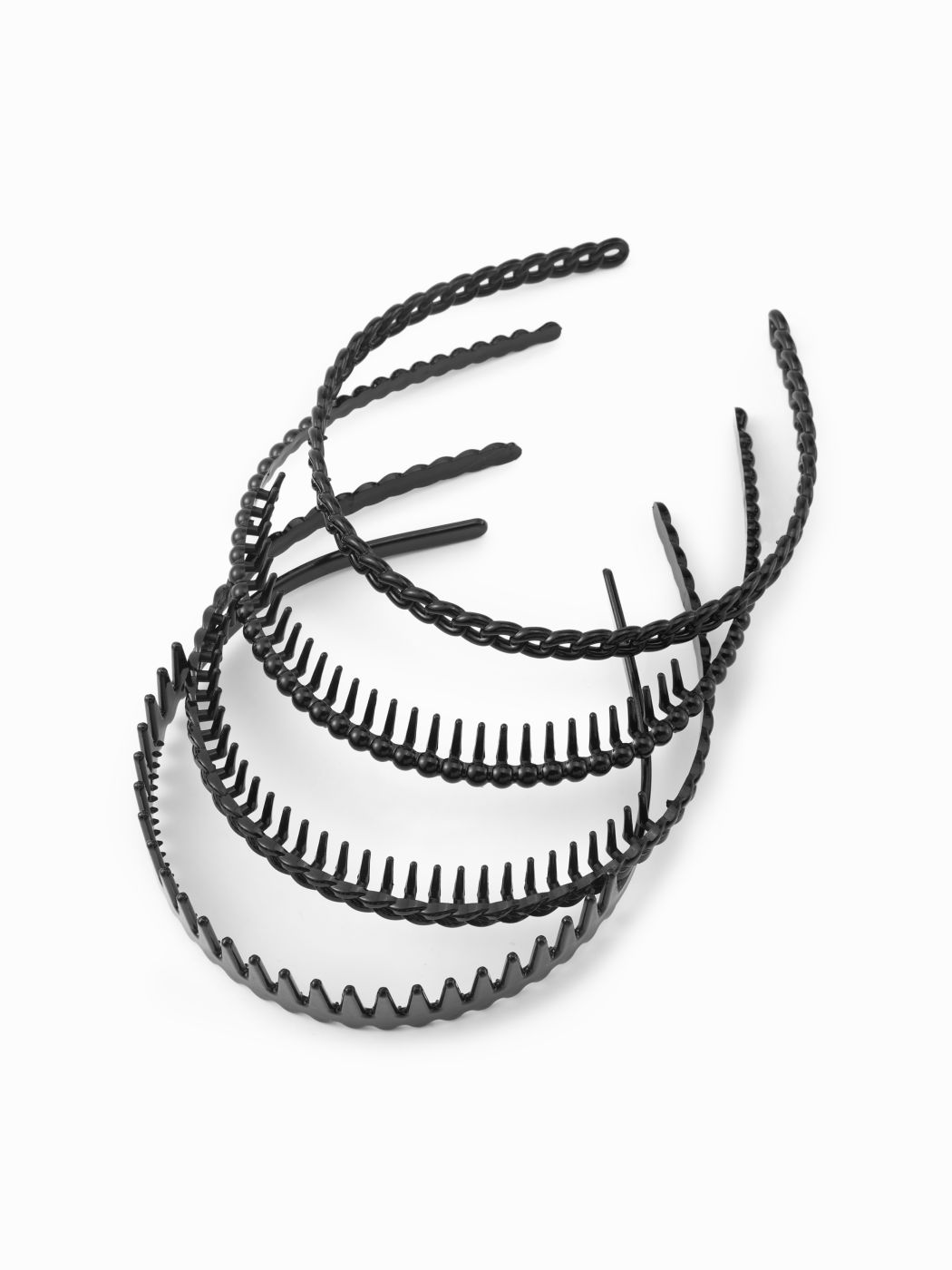 4PCS COMB & TWISTED HEADBAND SET