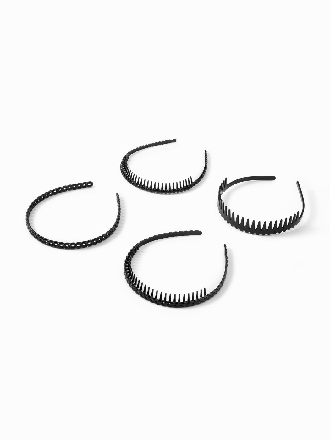 4PCS COMB & TWISTED HEADBAND SET