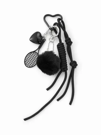 High Neck Plaid Texture Lettuce Trim Tank Top