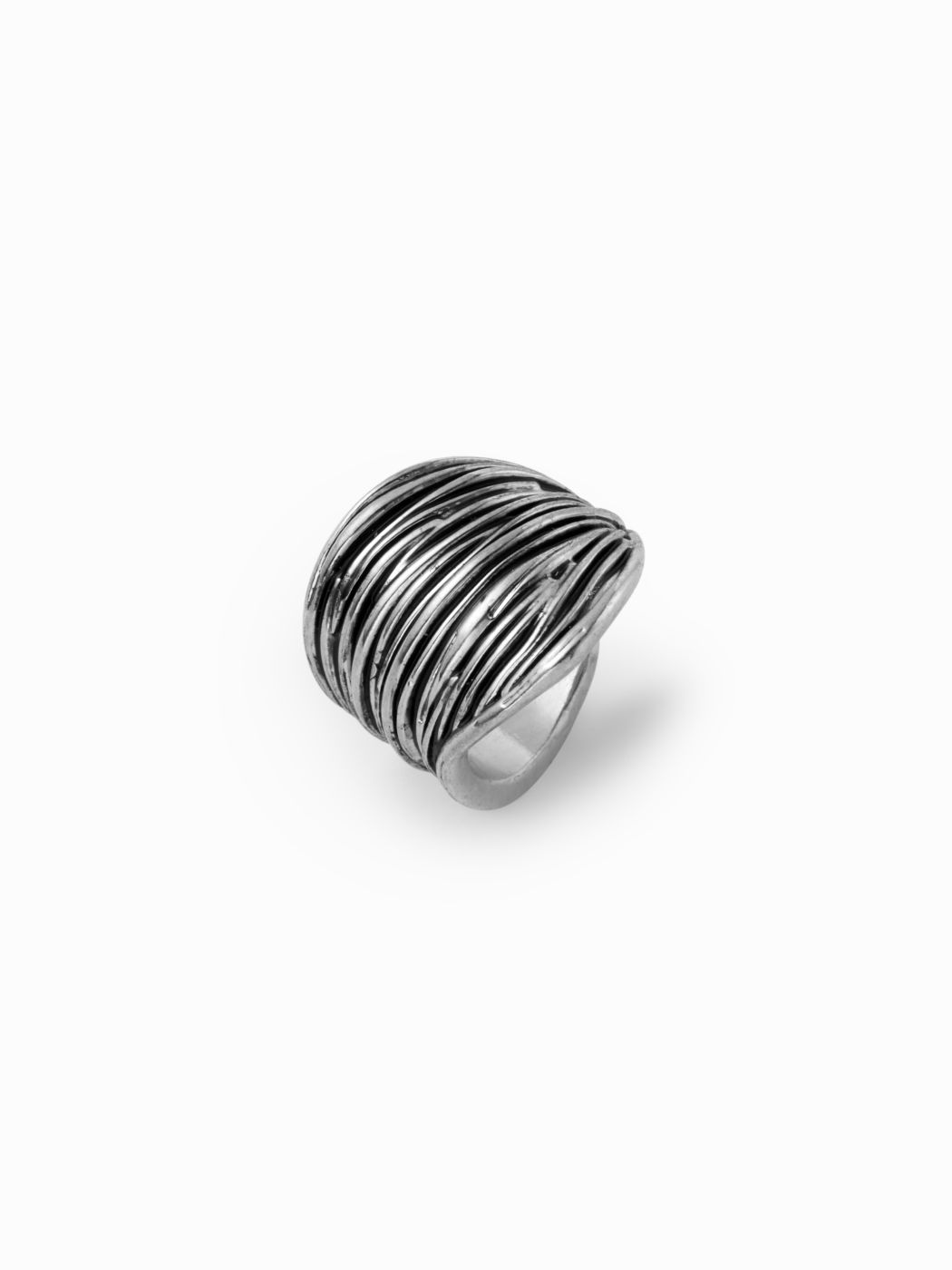 TEXTURED OPEN RING