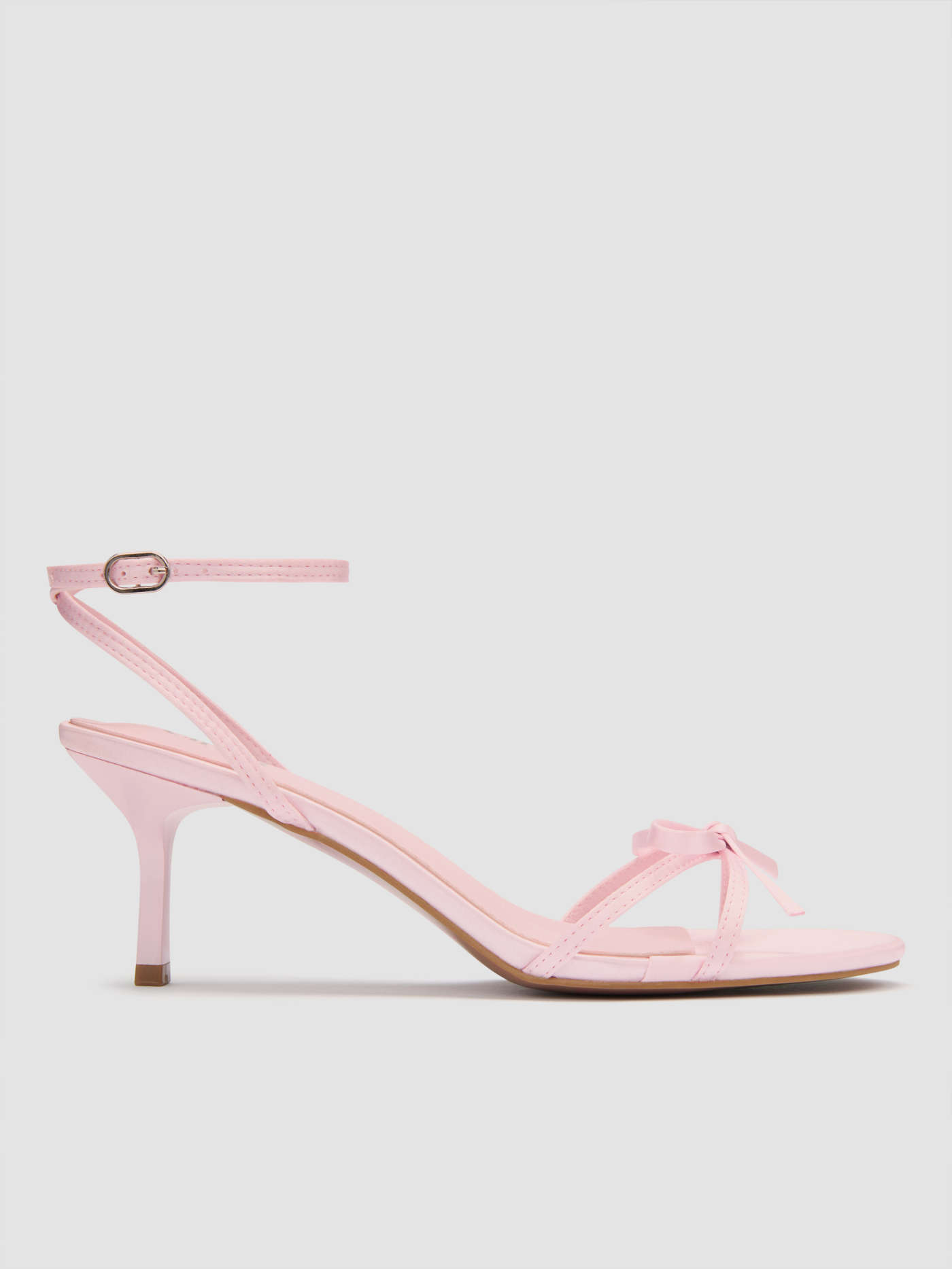 BOWKNOT SATIN KITTEN HEELS For Party/Clubbing Vacation Work