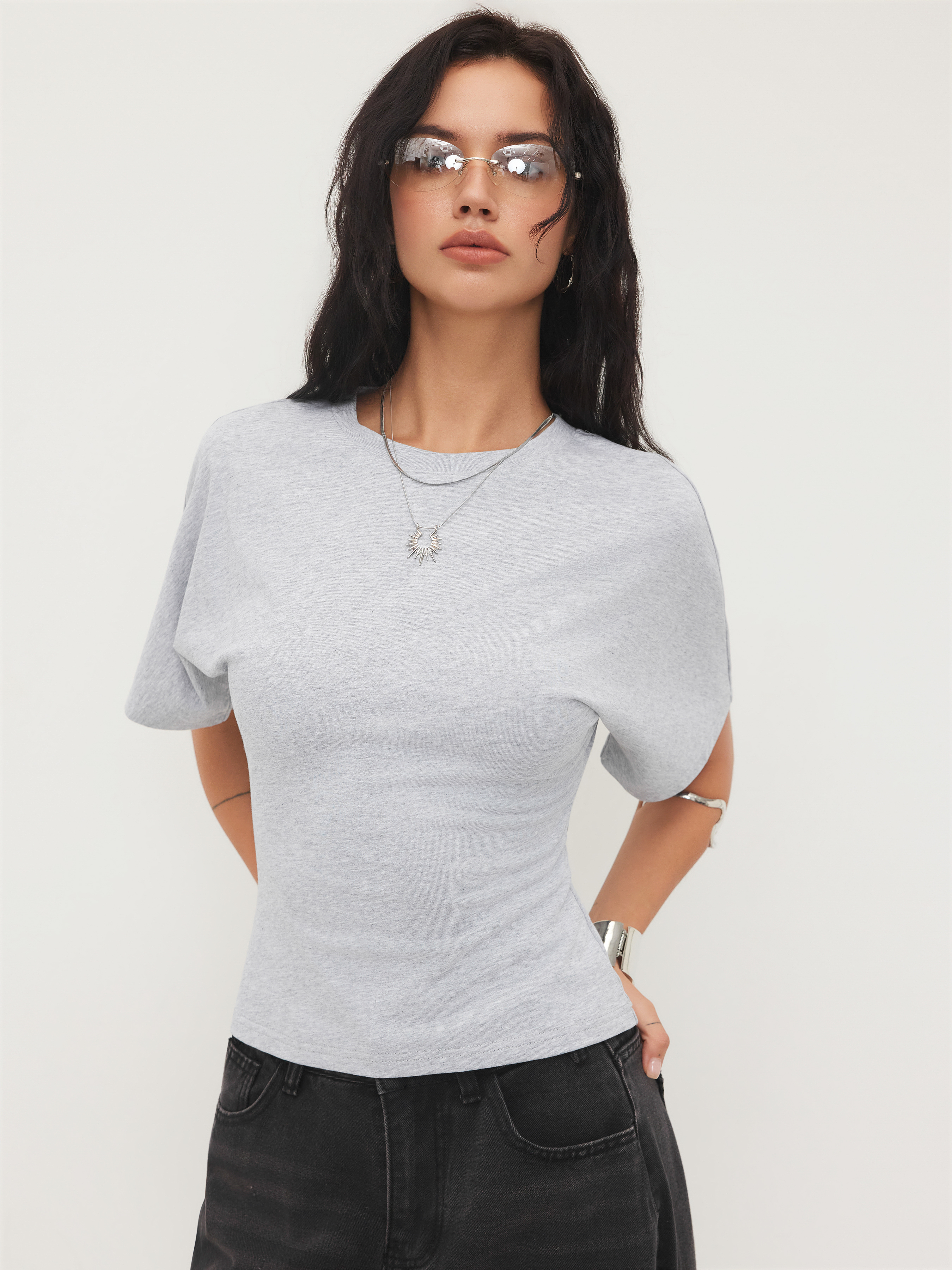 100% Cotton Round Neckline Tee