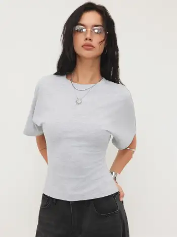 Cotton-blend Off-shoulder Polka Dot Ruched Top