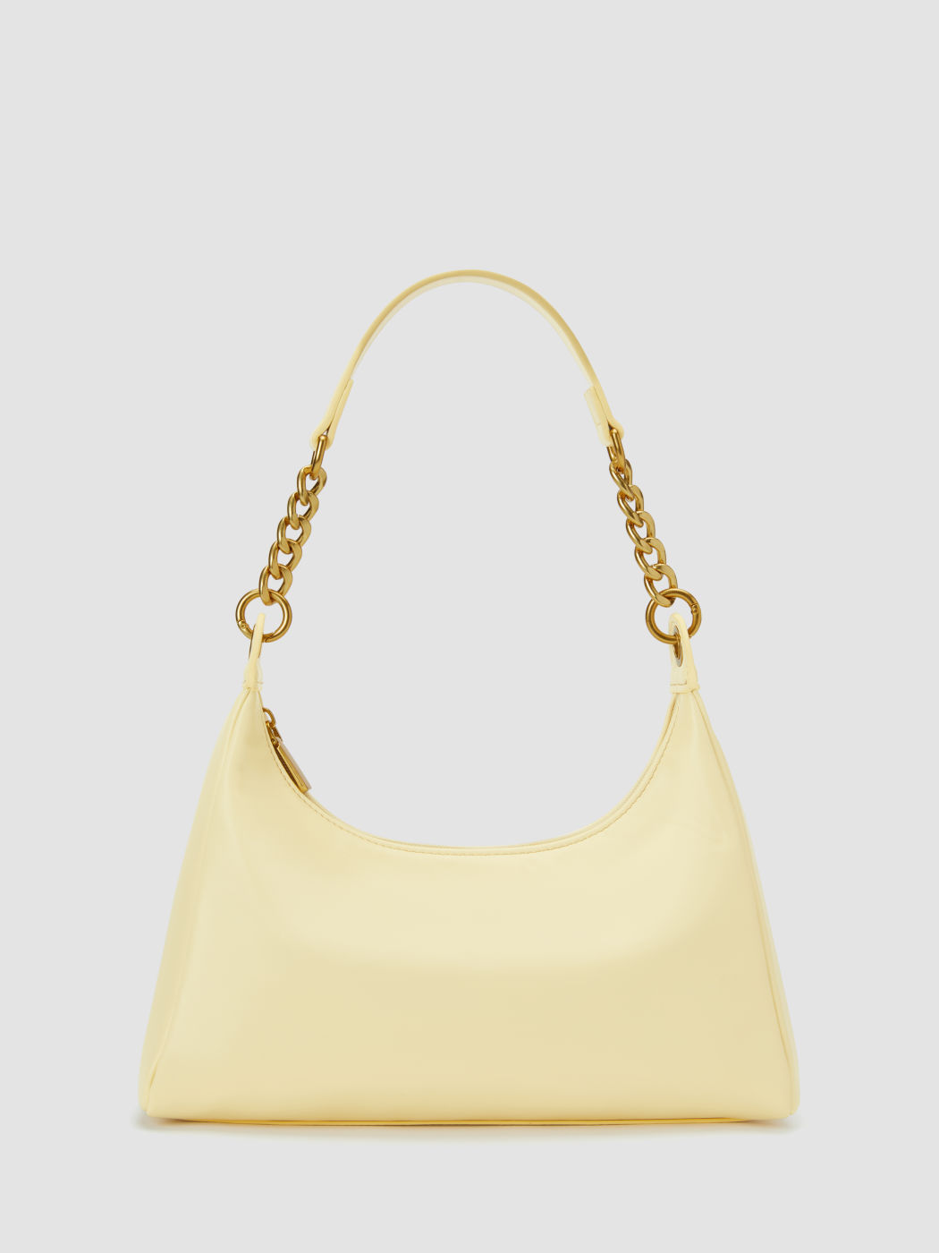 HOBO Metallkette & Kunstlederriemen Schultertasche