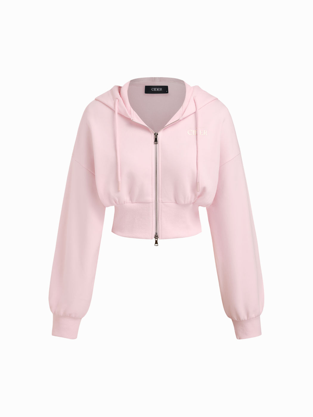 Felpa corta con cappuccio Cider Icon in misto cotone