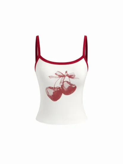 Drawstring Crop Cami Top & Low Rise Drawstring Micro Shorts Set