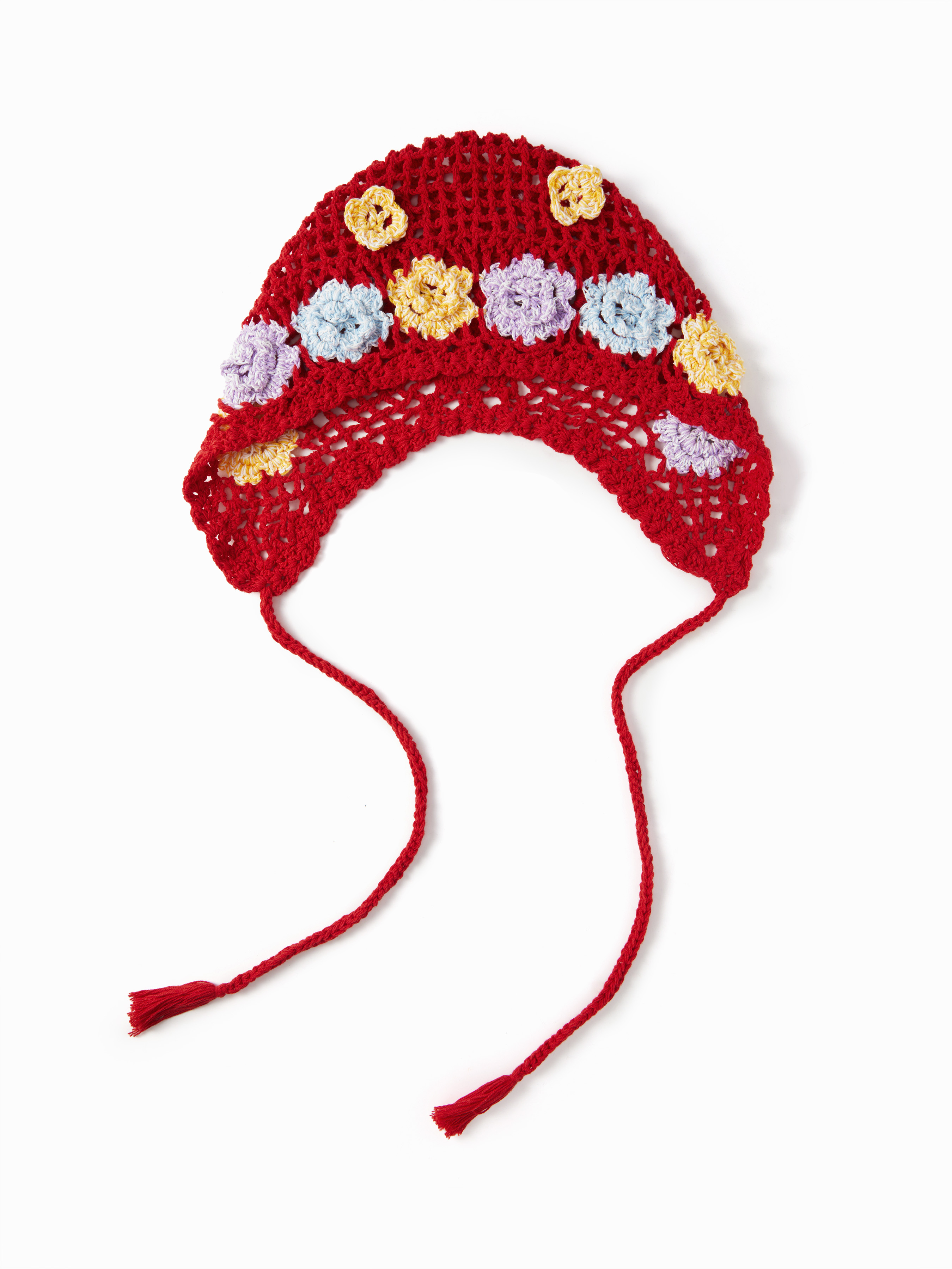 Cotton FLOWER KNITTED BEANIE HAT For Daily Casual