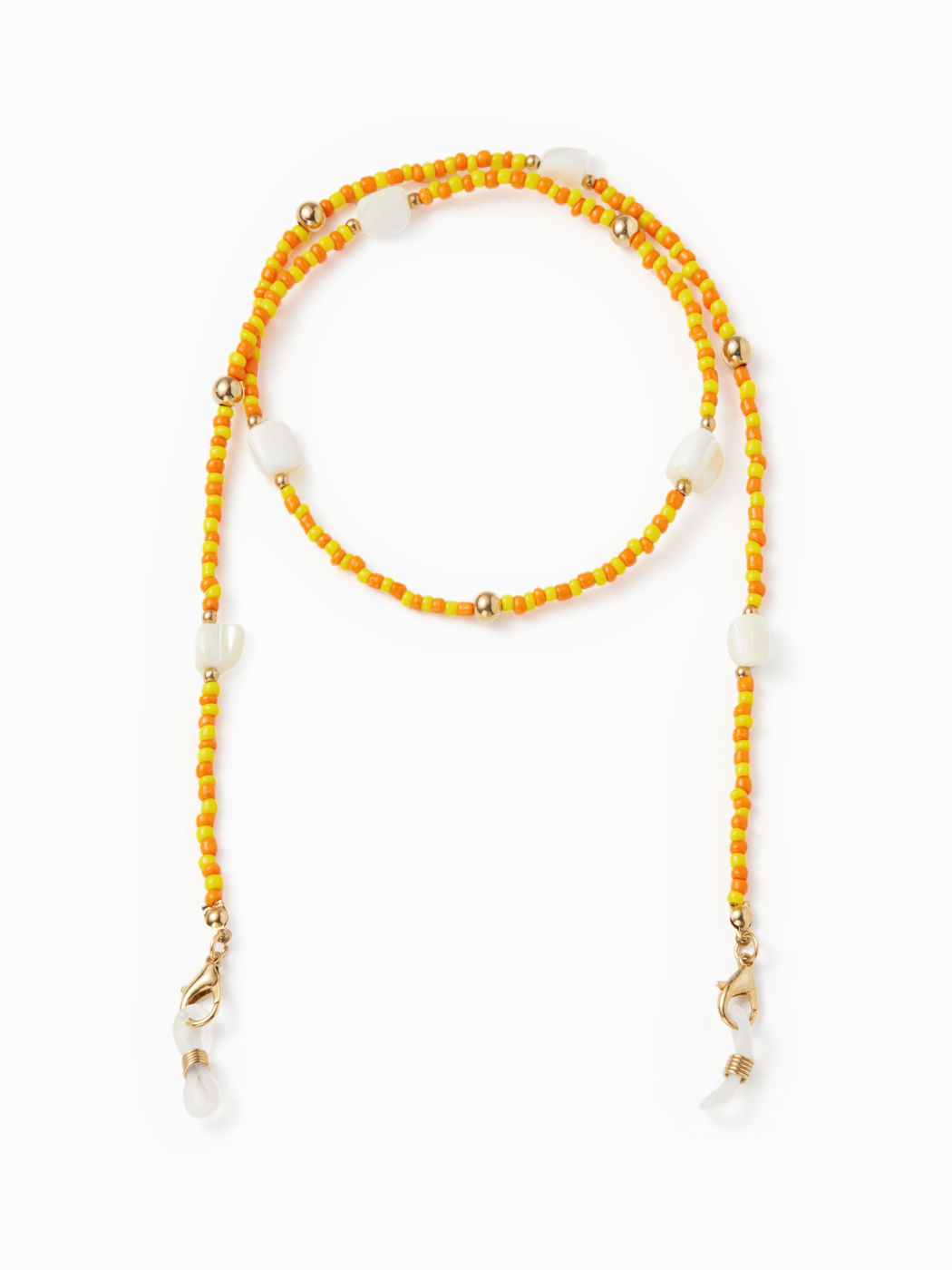 CATENE PER OCCHIALI CON SHELL E PERLINE