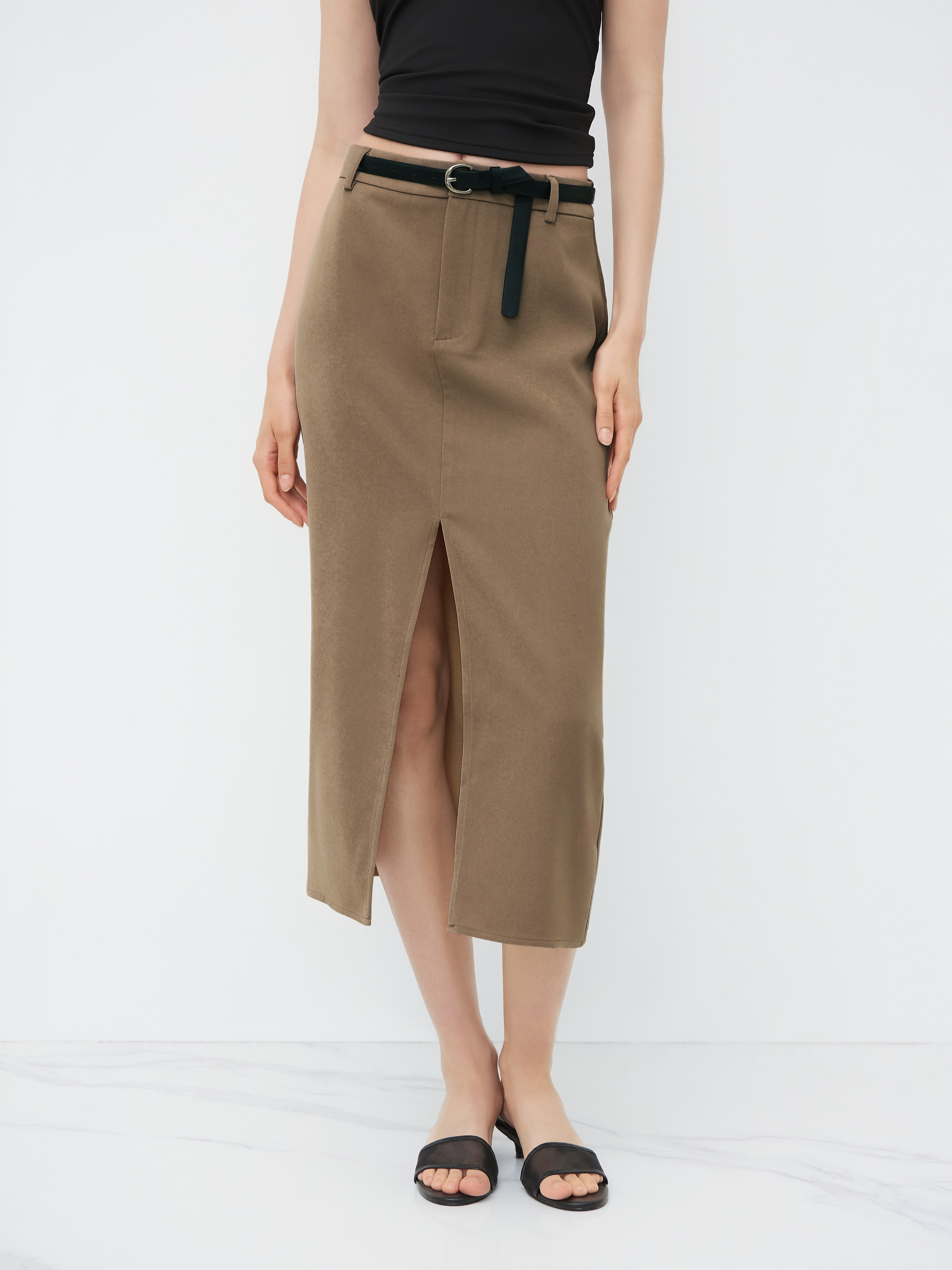 layer volume skirt23までお値下げ SALE] 2way Tulle Layered Plaid Pattern Volume Silhouette Skirt