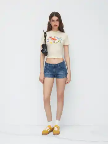 Seafood & Vegetable Grafik-T-Shirt