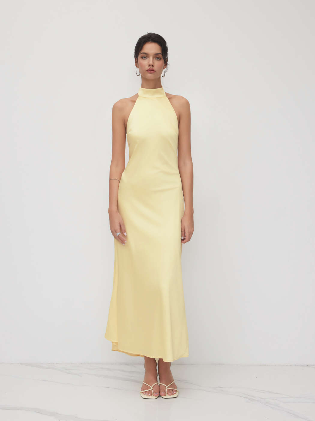 Abiti per le vacanze estive Serata fuori Satinato Abito lungo