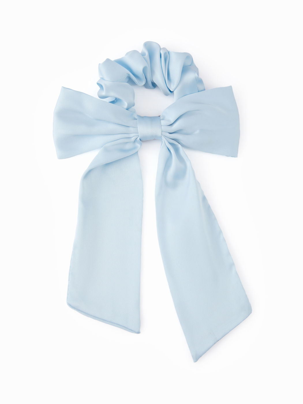2PCS BOWKNOT SATIN HAIR TIE SET 