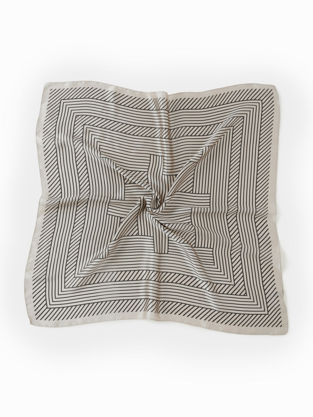 STRIPED SQUARE HEADSCARF