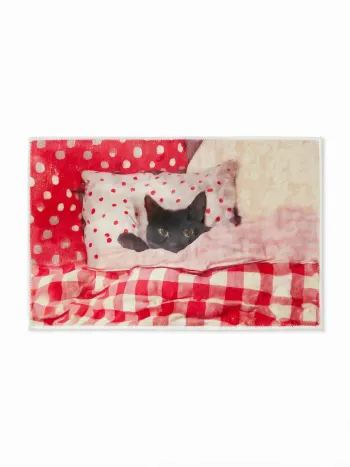 KATZE GRAFIK TEPPICH