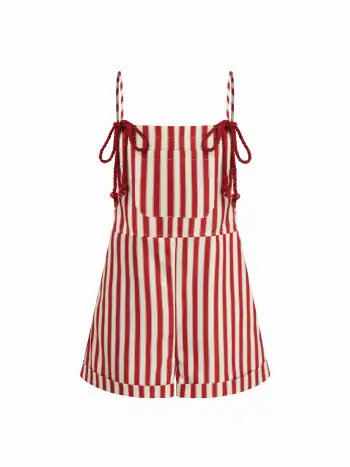 Knitted Strapless Striped Knotted Crop Tube Top