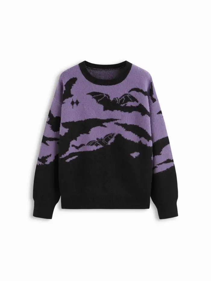 Maglia Pullover Maniche Pipistrello Maglione Maniche Pipistrello