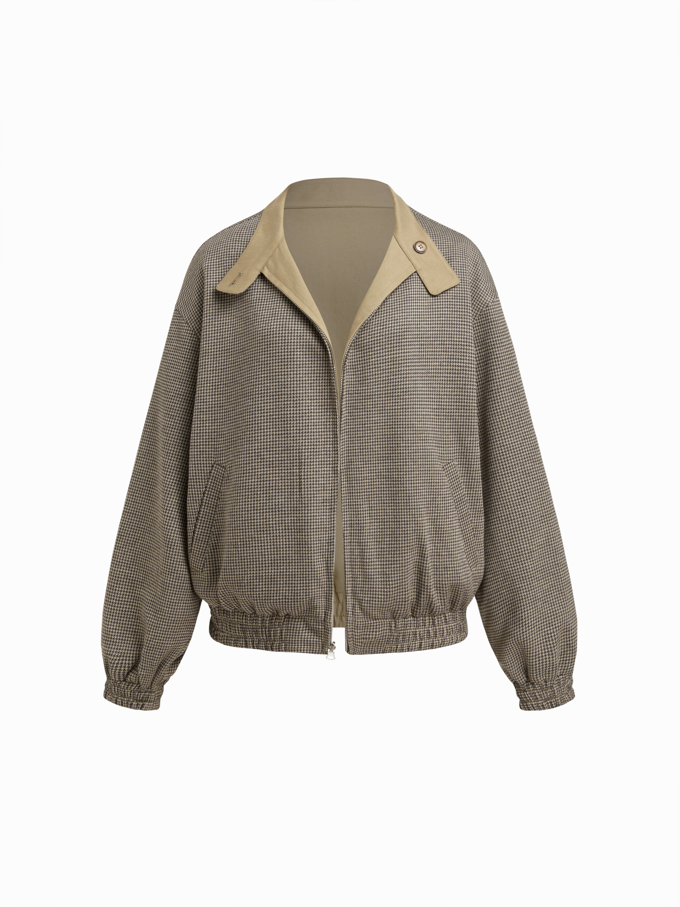 ジャケット・アウター PHENOMENON HOUNDSTOOTH STAND COLLAR JKT ジャケット・アウター PHENOMENON HOUNDSTOOTH STAND COLLAR JKT