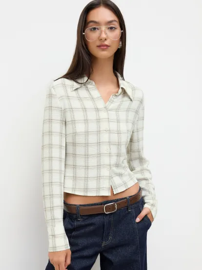 Collar Ruched Knotted Straight Leg Jumpsuit