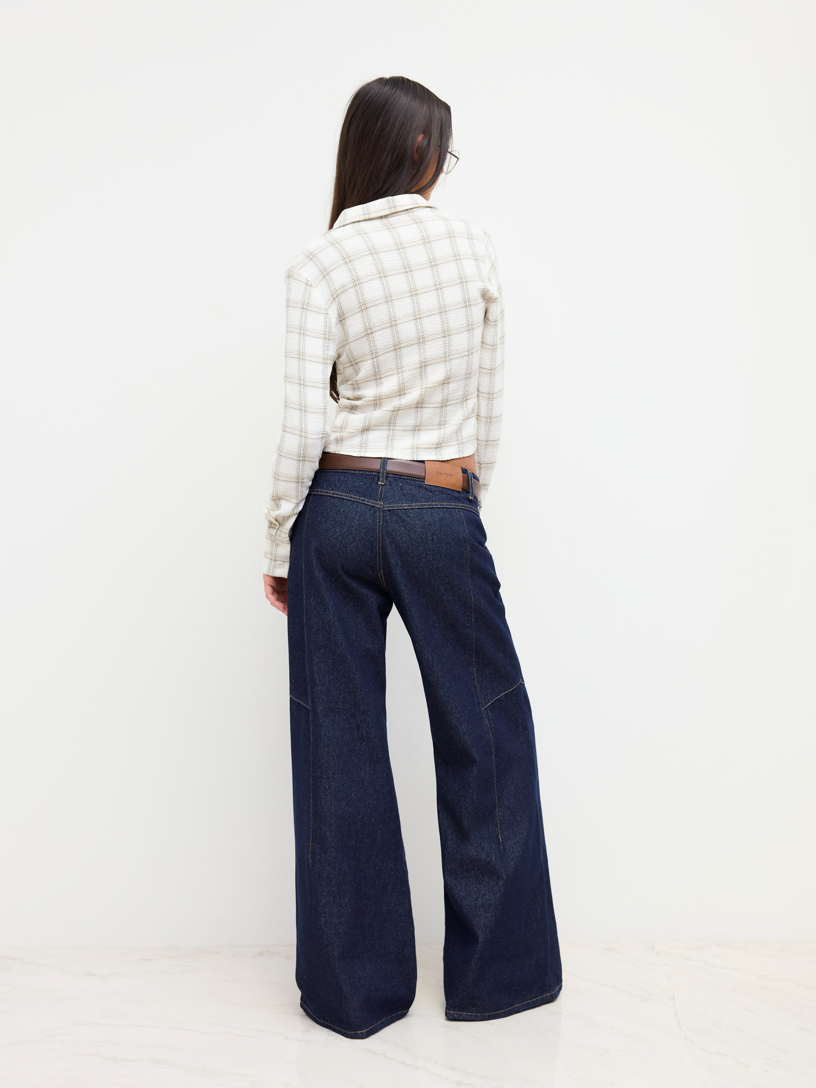 Cider Denim Low Rise Flared Jeans