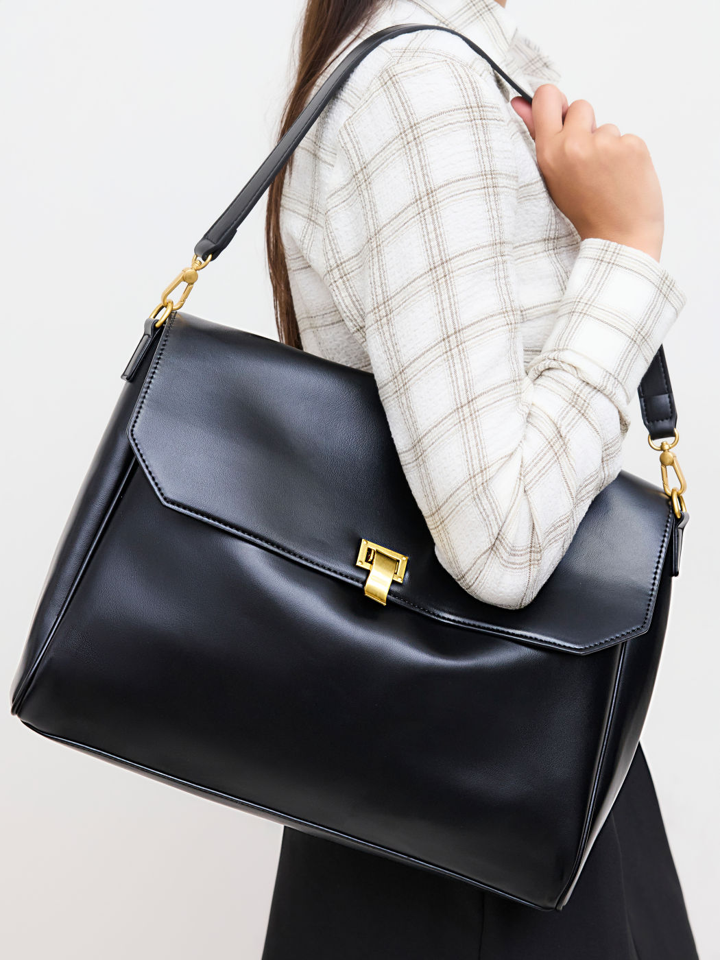 Weiche Kunstledertasche