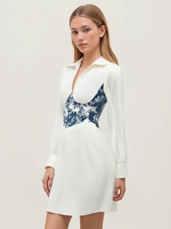 Toile de Jouy Patchy Hemdkleid