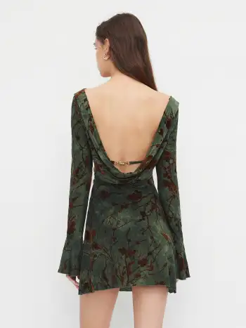 Boat Neck Floral Knotted Ruched Crop Tank Top