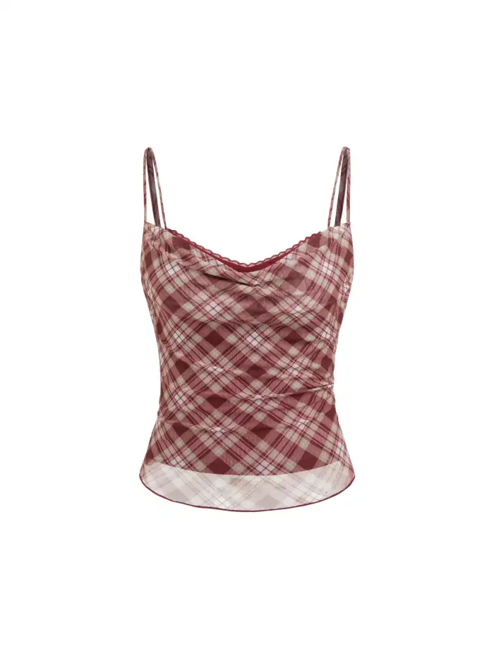 Jacquard Jacquard Mandarin Collar Floral Tie Front Cut Out Tank Top For Date