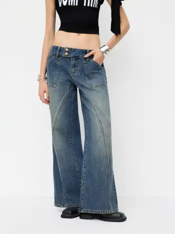 Denim Low Rise Solid Micro Shorts