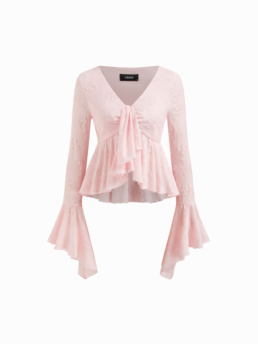 Knit Stripe Lobster Graphic  Long Sleeve Contrasting Binding Oversized Top