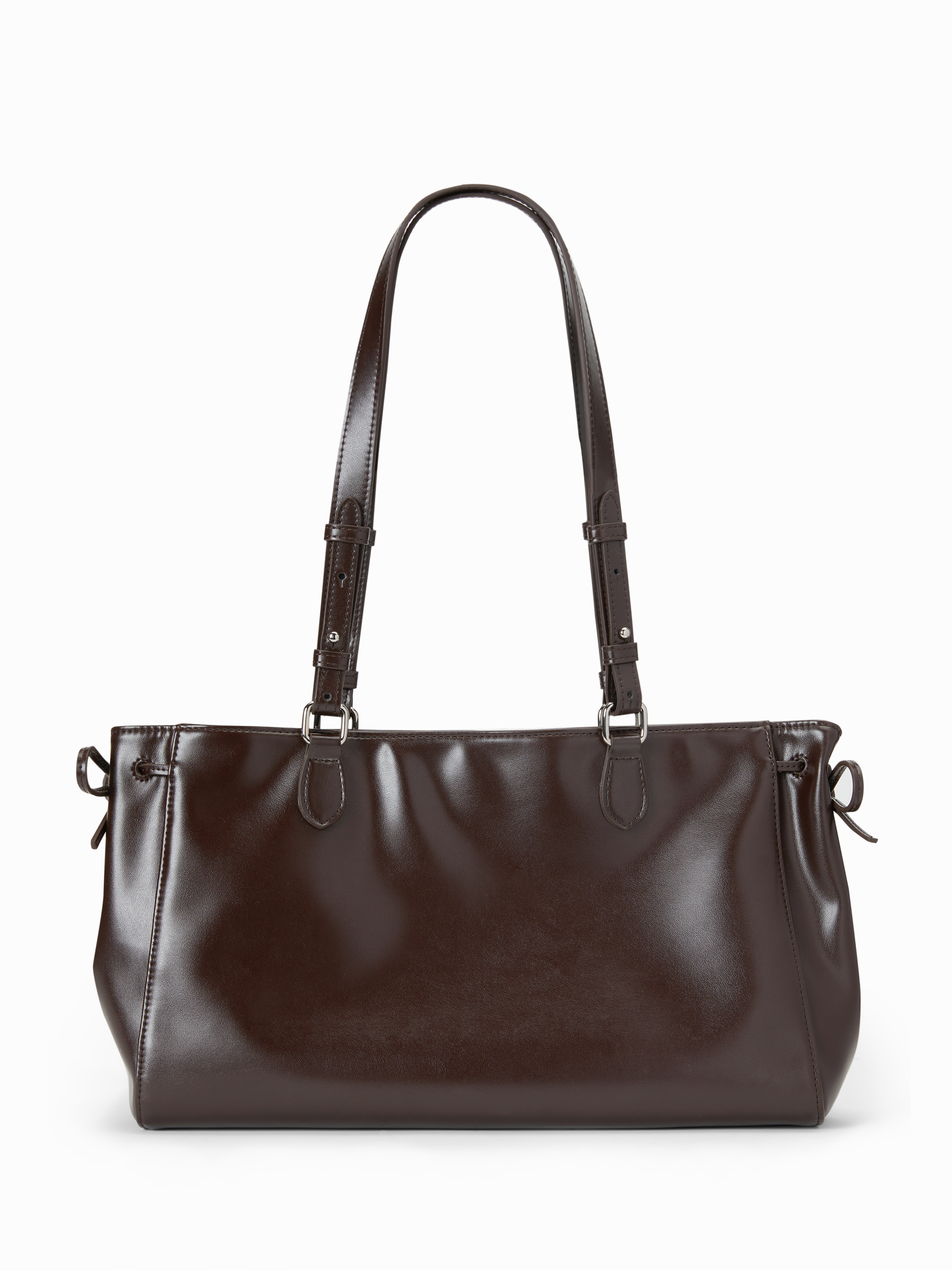 BOWKNOT PLEATED SHOULDER BAG