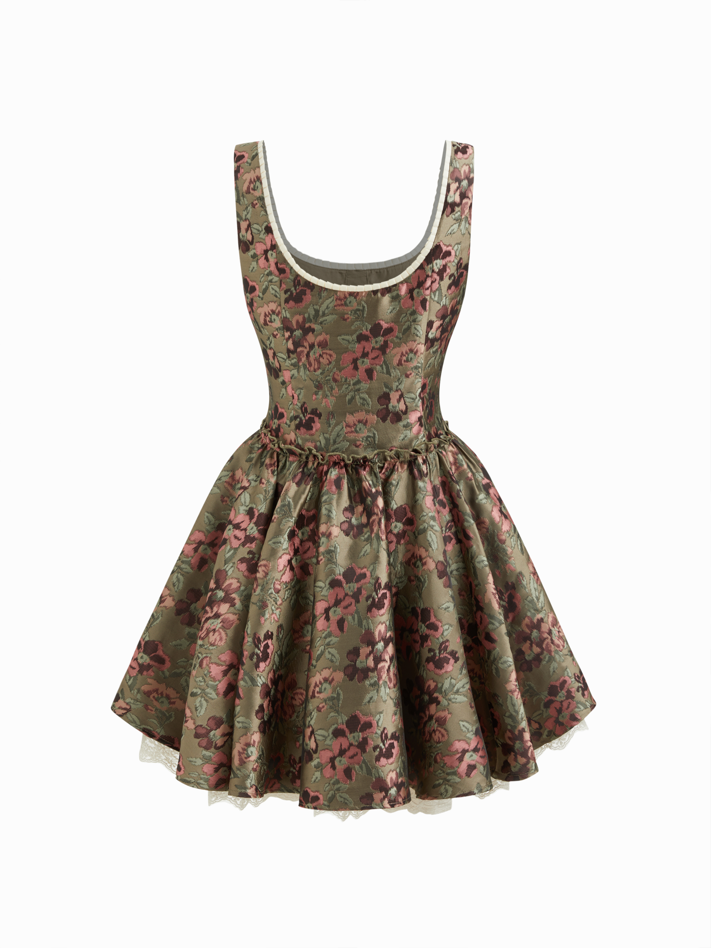 【Cider】ニット ストライプ ミディ ドレス New Arrivals - Cider