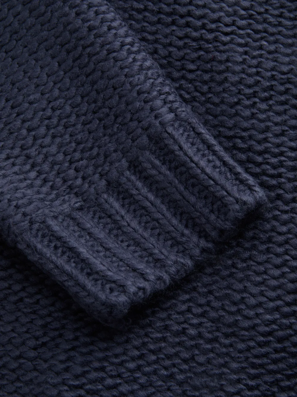 Knit Crochet Round Neckline Bowknot Oversized Chunky Sweater