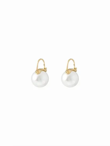 Faux-Perlen-Studded Ohrringe