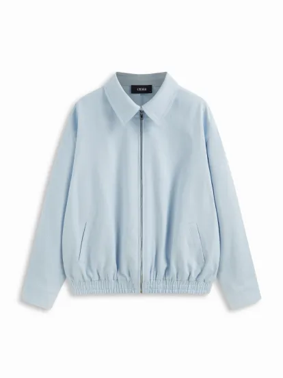 Boat Neck Stripe Knotted Bell Sleeve Blouse