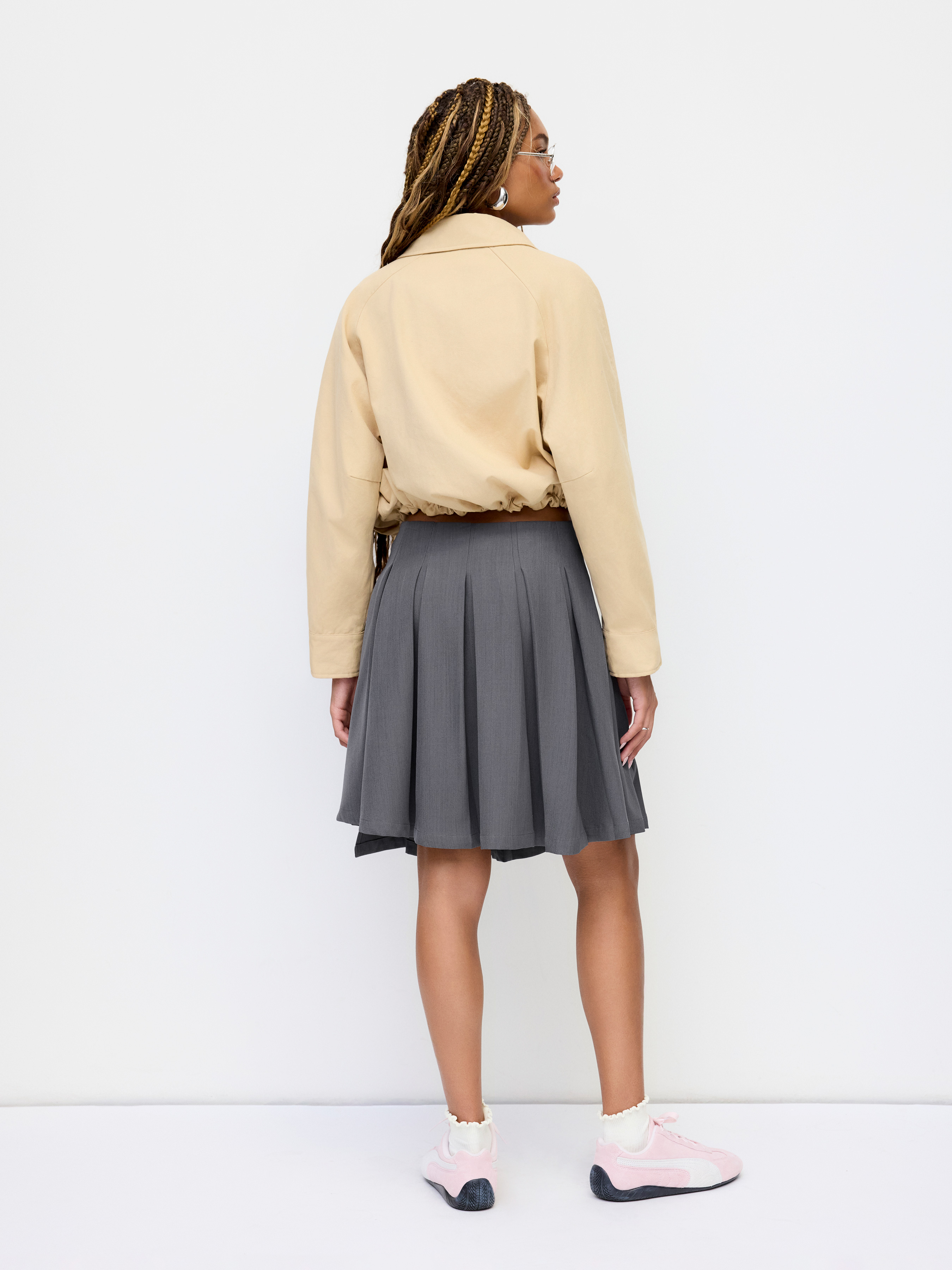 Mesh Low Rise Polka Dot Bowknot Mermaid Skirt