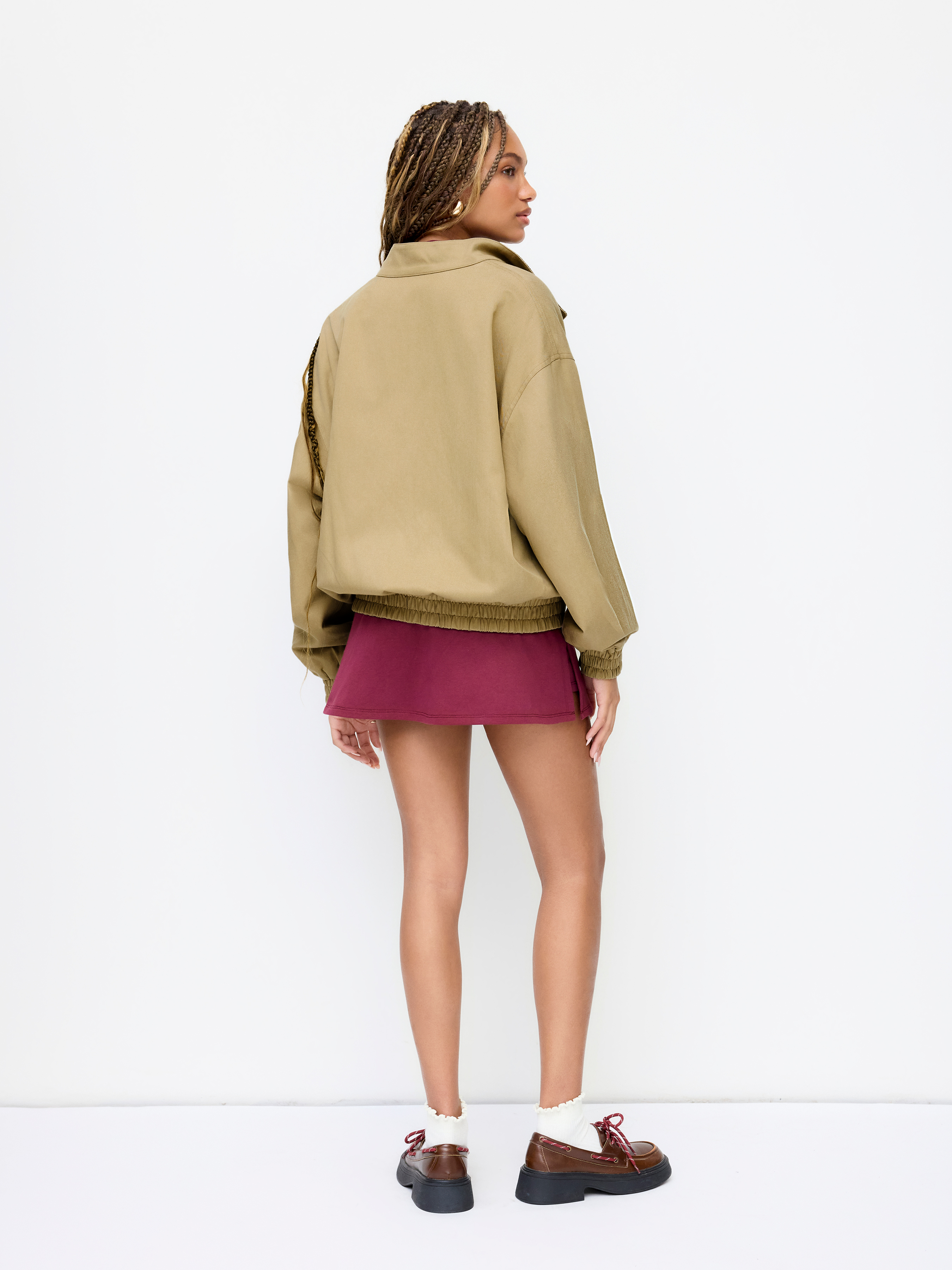 Knit Round Neckline Solid Button Cardigan