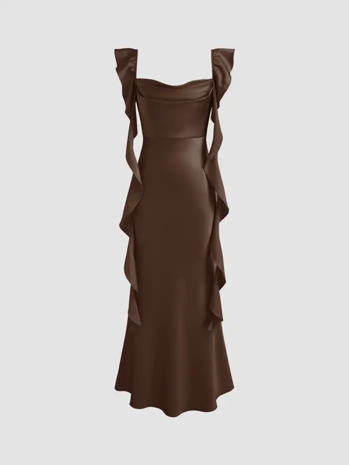 Solid dress