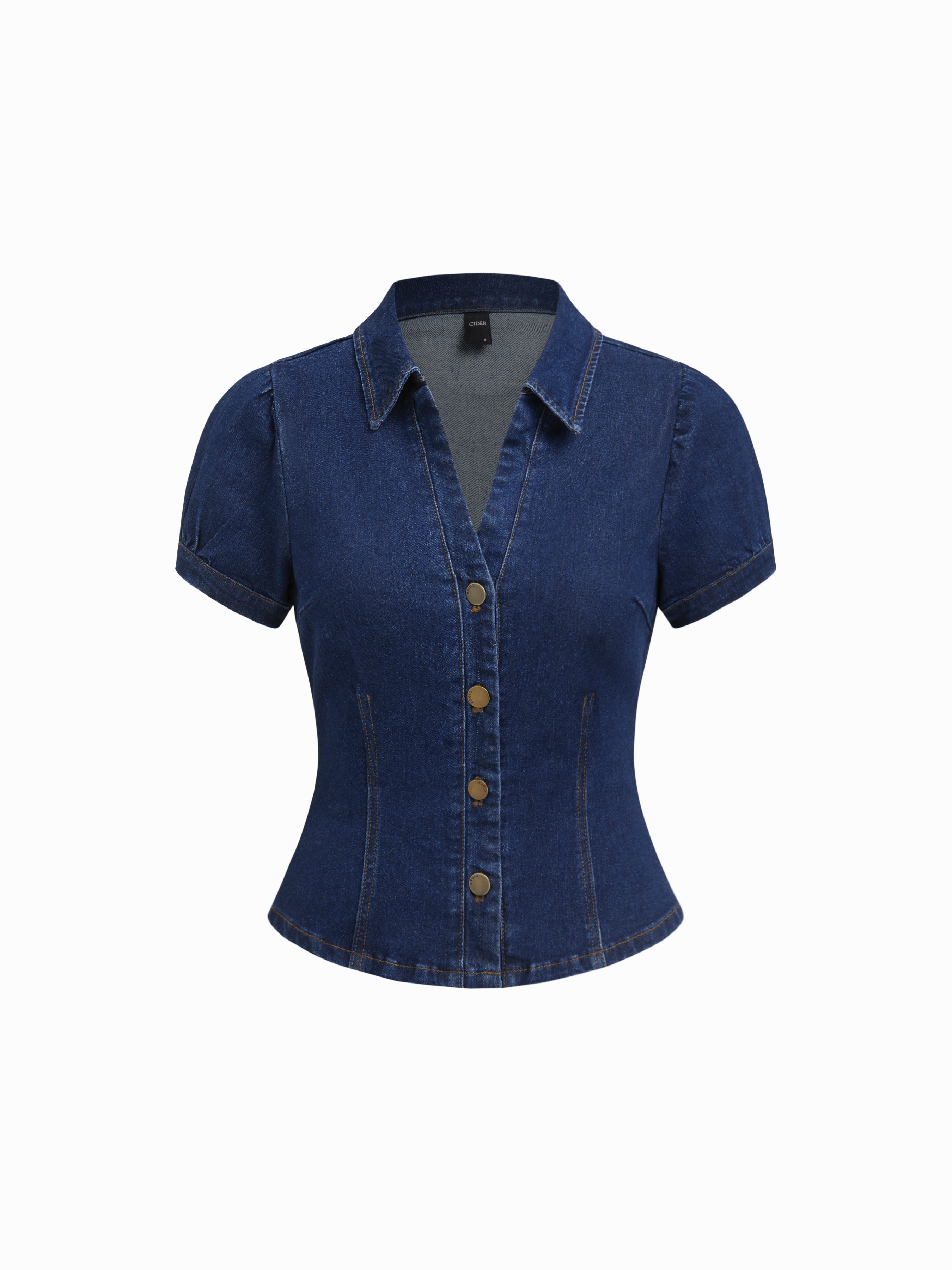 ピンク ムード デニム ジャケット - Cider