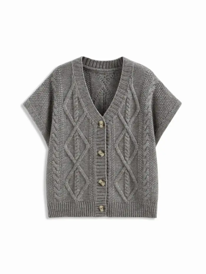 Notched Collar Oversized Blazer