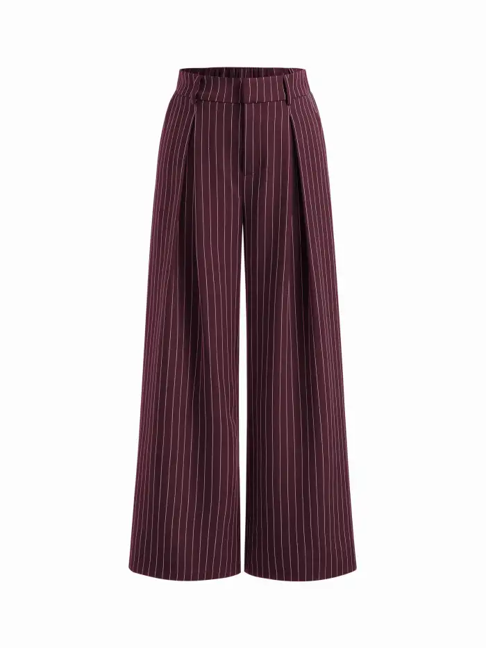 Texture Asymmetrical Sleeve Ruched Top & Drawstring Straight Leg Trousers Set
