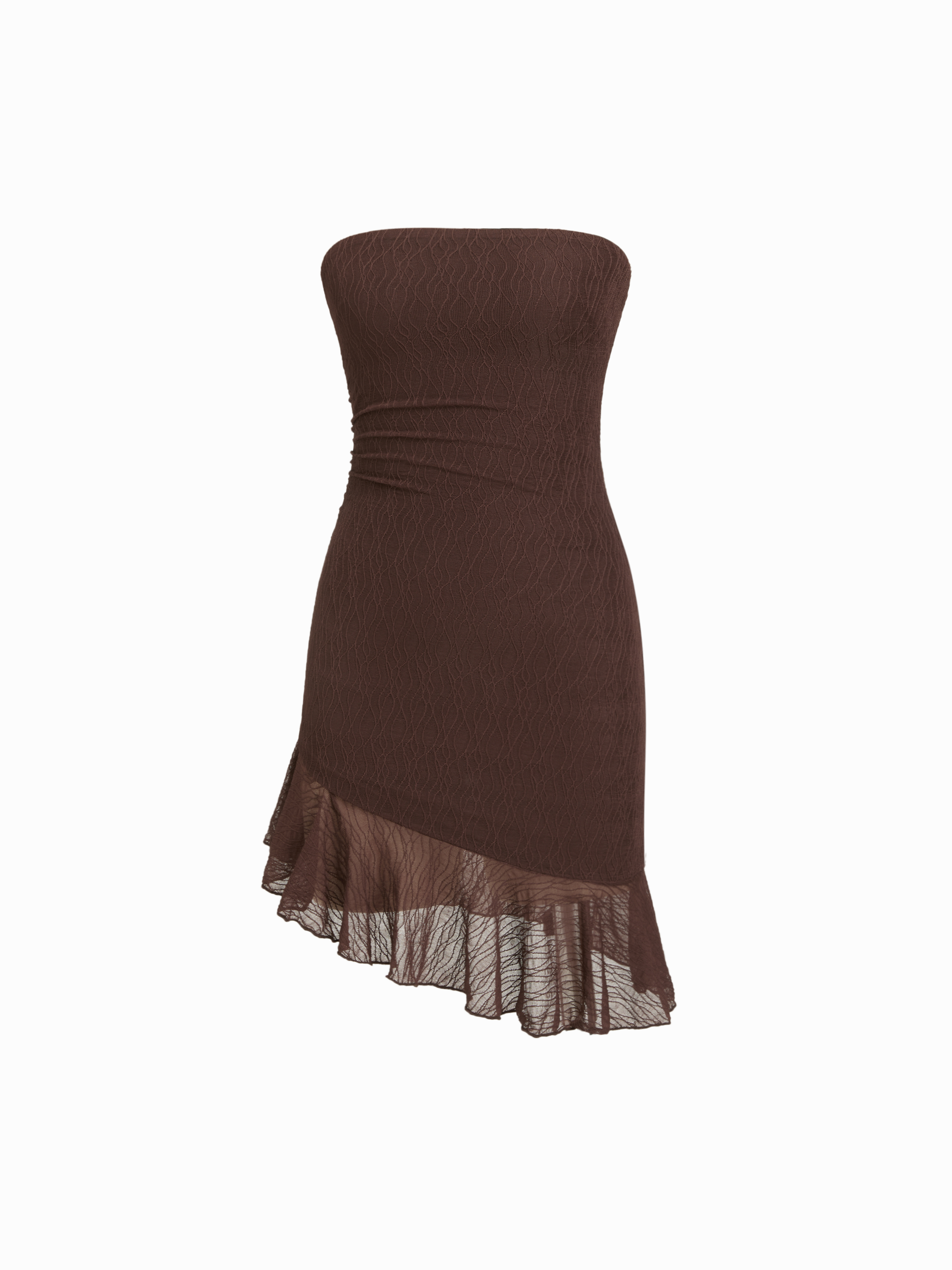 ホコ・ドレス ホームカミングドレス ニット生地 ソリッドニット